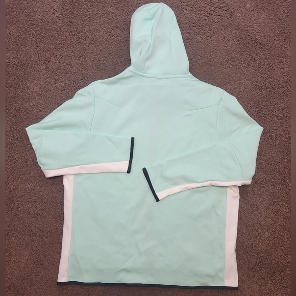 Nike Sportswear Tech Fleece Full-Zip Hoodie Mint Green CU4489-379 Mens Sizes New - Picture 7 of 8